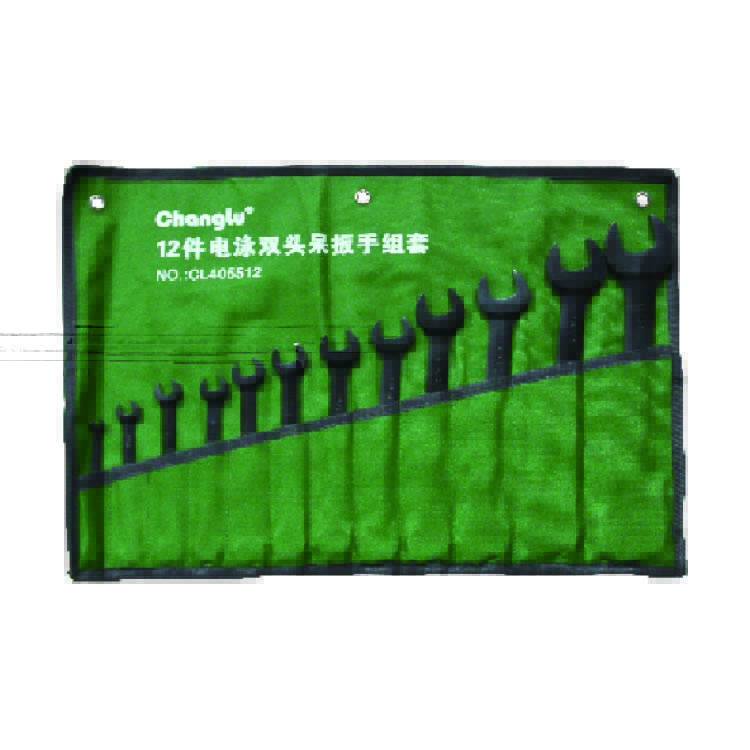 长鹿电泳双头呆扳手组套