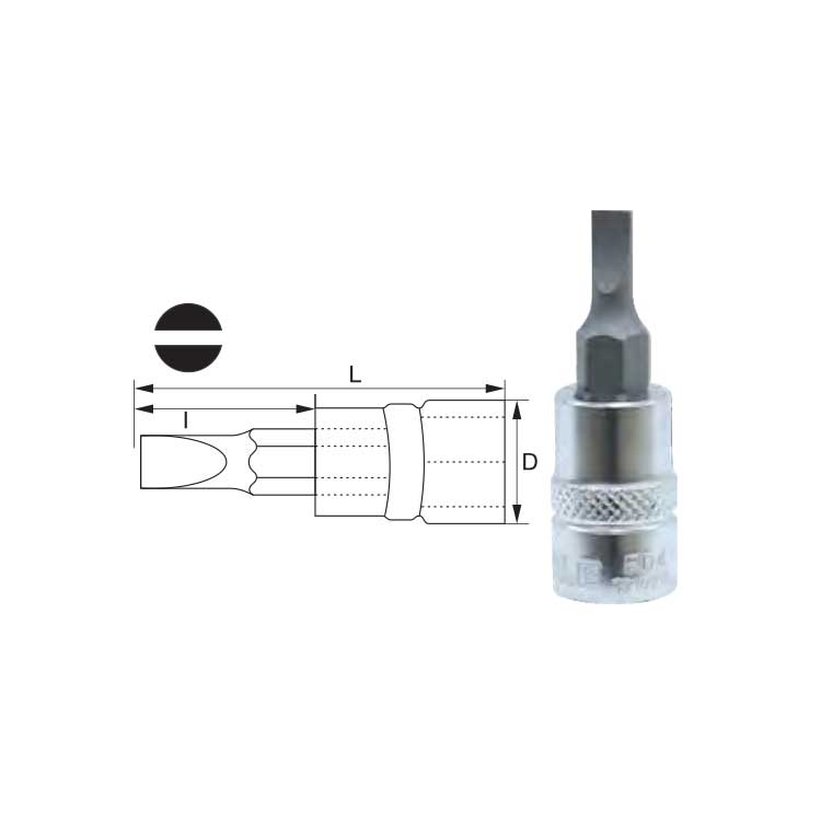 飞鹰6.5mm一字旋具套筒