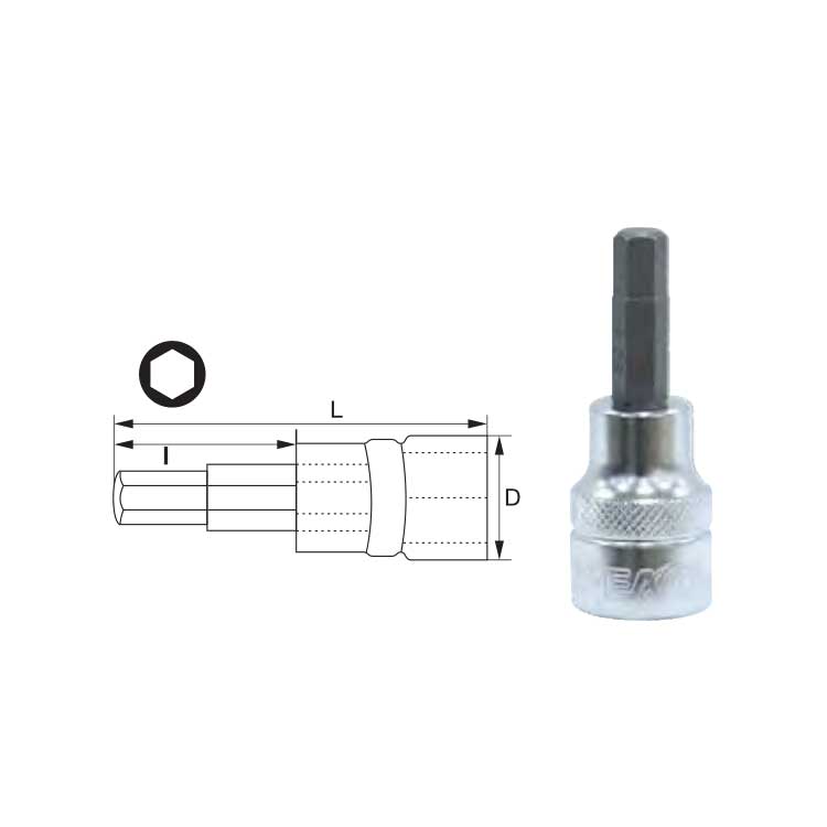 飞鹰10mm六角旋具套筒