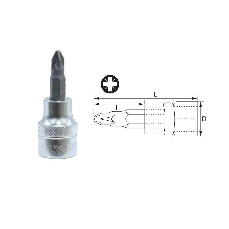 飞鹰10mm米字旋具套筒