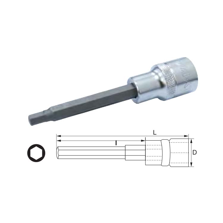 飞鹰12.5mm100L 六角旋具套筒