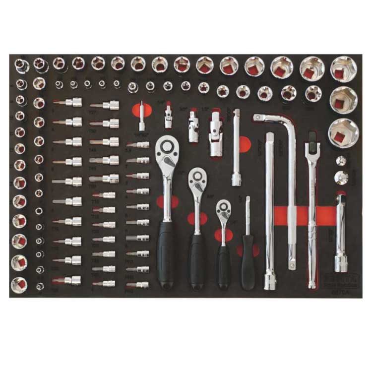 百思泰104件套筒类工具托组套