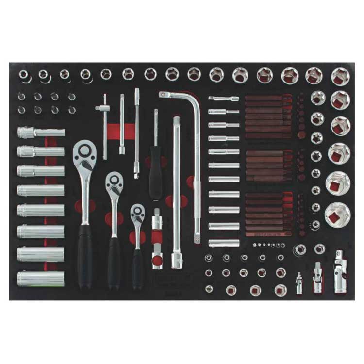 百思泰130件套筒工具托组套