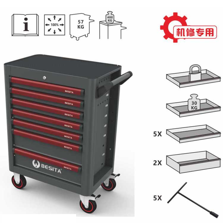百思泰228件机修工具方案