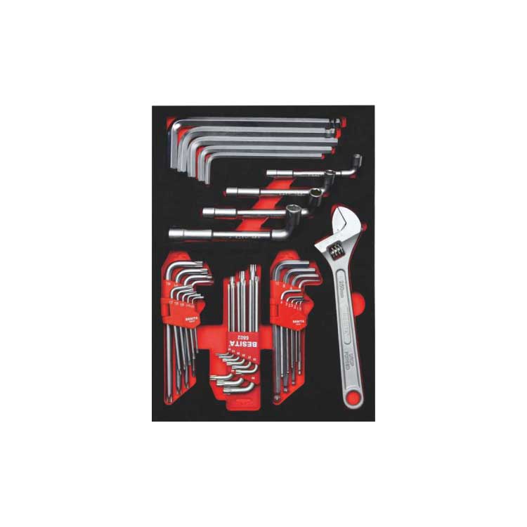 百思泰37件六角扳手工具托组套