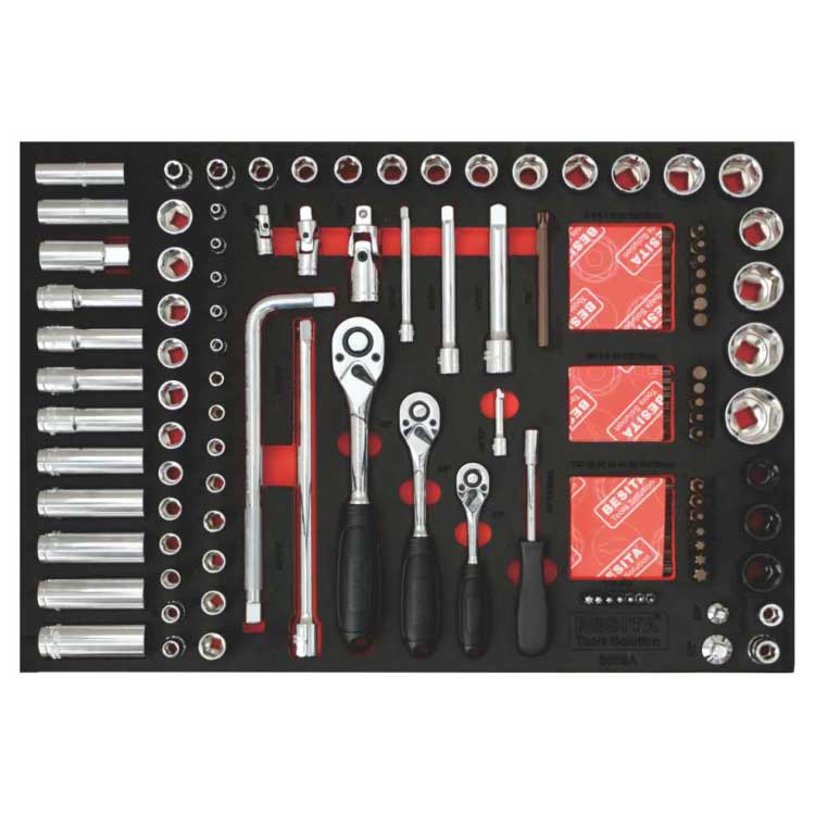 百思泰121件套筒工具托组套6689A